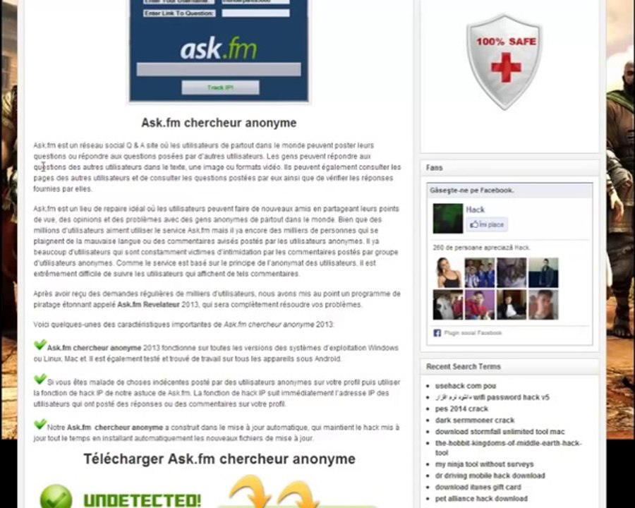 Pirater un compte ask.fm et voir les anonymes sur ask.fm - Août 2014