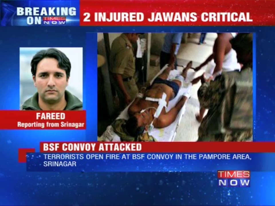 BSF convoy attacked in Srinagar