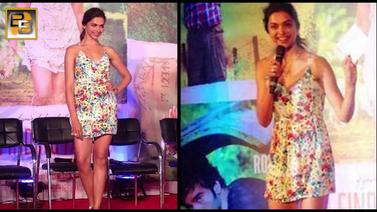 Deepika Padukone's HOT THIGHS EXPOSED | Finding Fanny Song LAUNCH