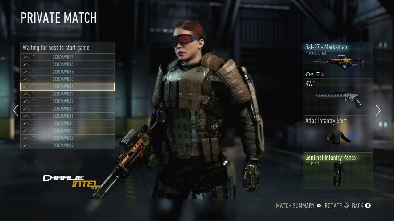 Call of Duty Advanced Warfare : VIRTUAL LOBBY