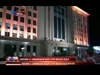 TÜRKİYE'NİN 12.CUMHURBAŞKANI RECEP TAYYİP ERDOĞAN SEÇİLDİ