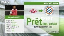 Mercato Show / La fiche transfert de Lucas Barrios à Montpellier