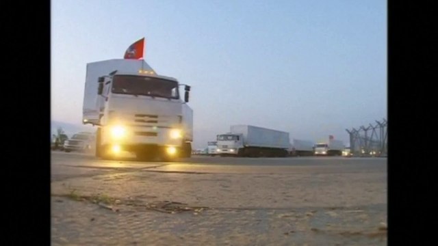 Russian convoy carrying humanitarian aid sets off for Ukraine