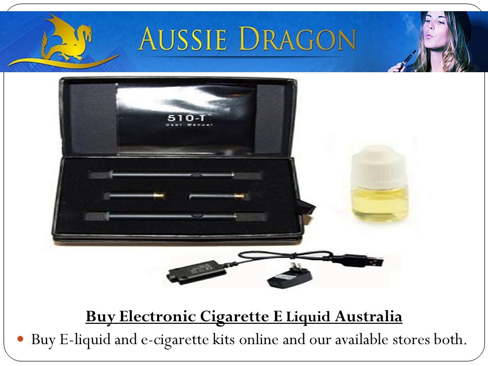 Buy Electronic Cigarettes in Australia