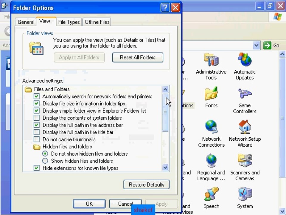 windows xp Tutorial 6-10 in Urdu-hindi Balochi &Bravhi shaikof baloch www.shaigle.com