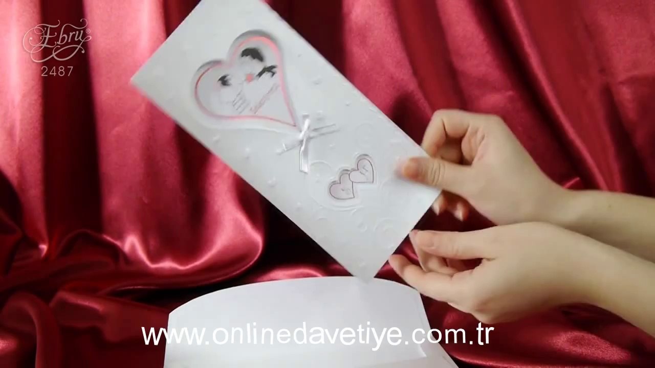 Ebru Davetiye 2487 Montaj - İstanbul Davetiye