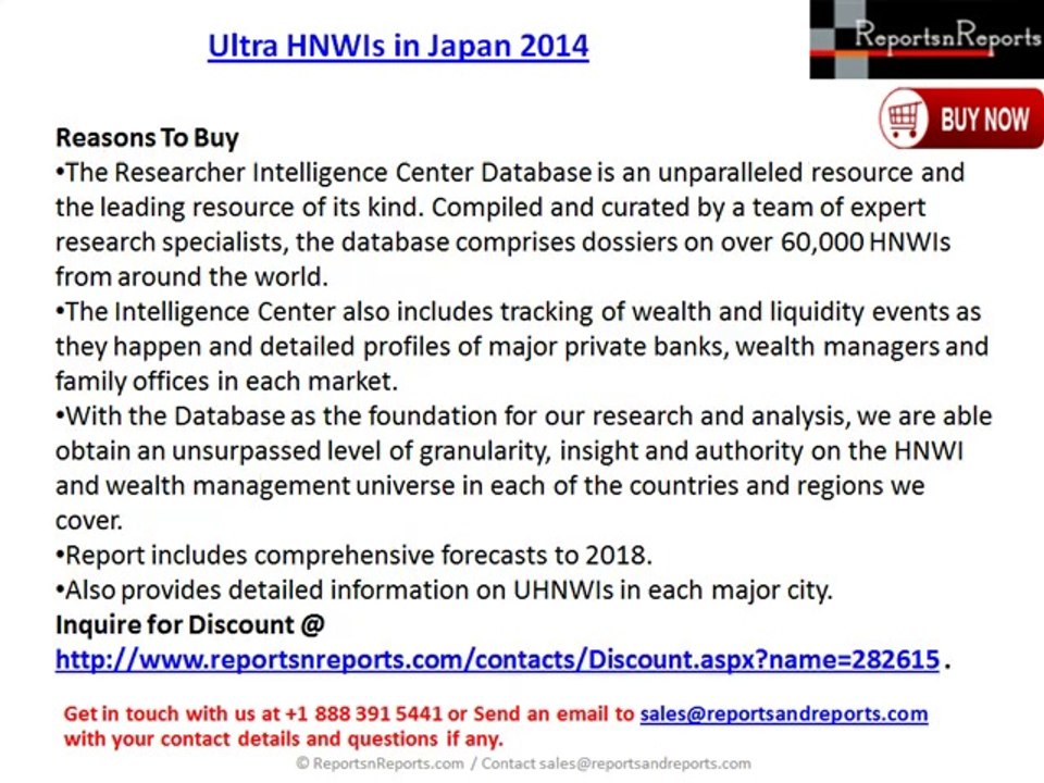Ultra HNWIs in Japan 2014