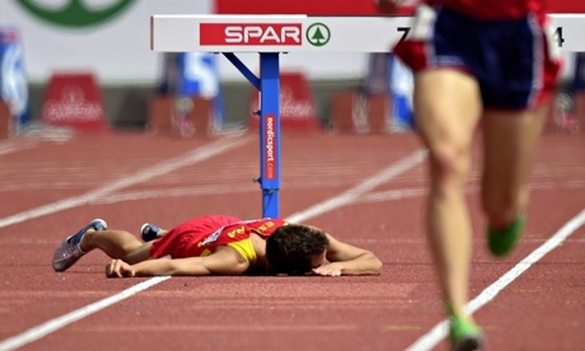 #Zurich2014 : La terrible chute de Victor Garcia lors du 3000 steeple