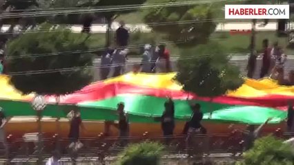 PKK'lının Cenazesinde Gerginlik Çıktı