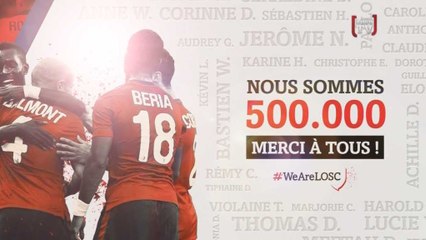 Merci aux 500 000 fans !