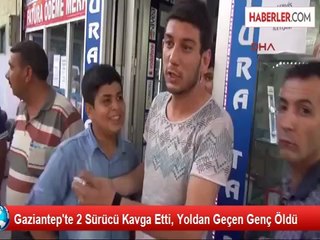 Sürücülerin Silahlı Kavgasında Yoldan Geçen Genç Öldü