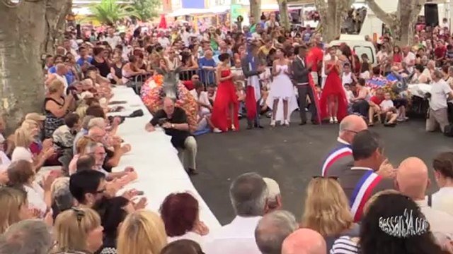 Fête de Bessan-Remise des bouquets