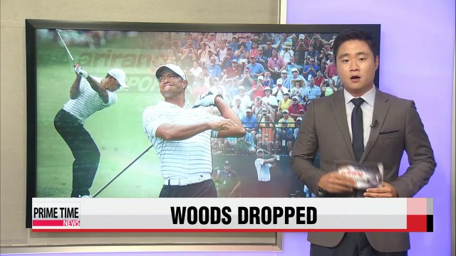 Tiger Woods drops off top ten list
