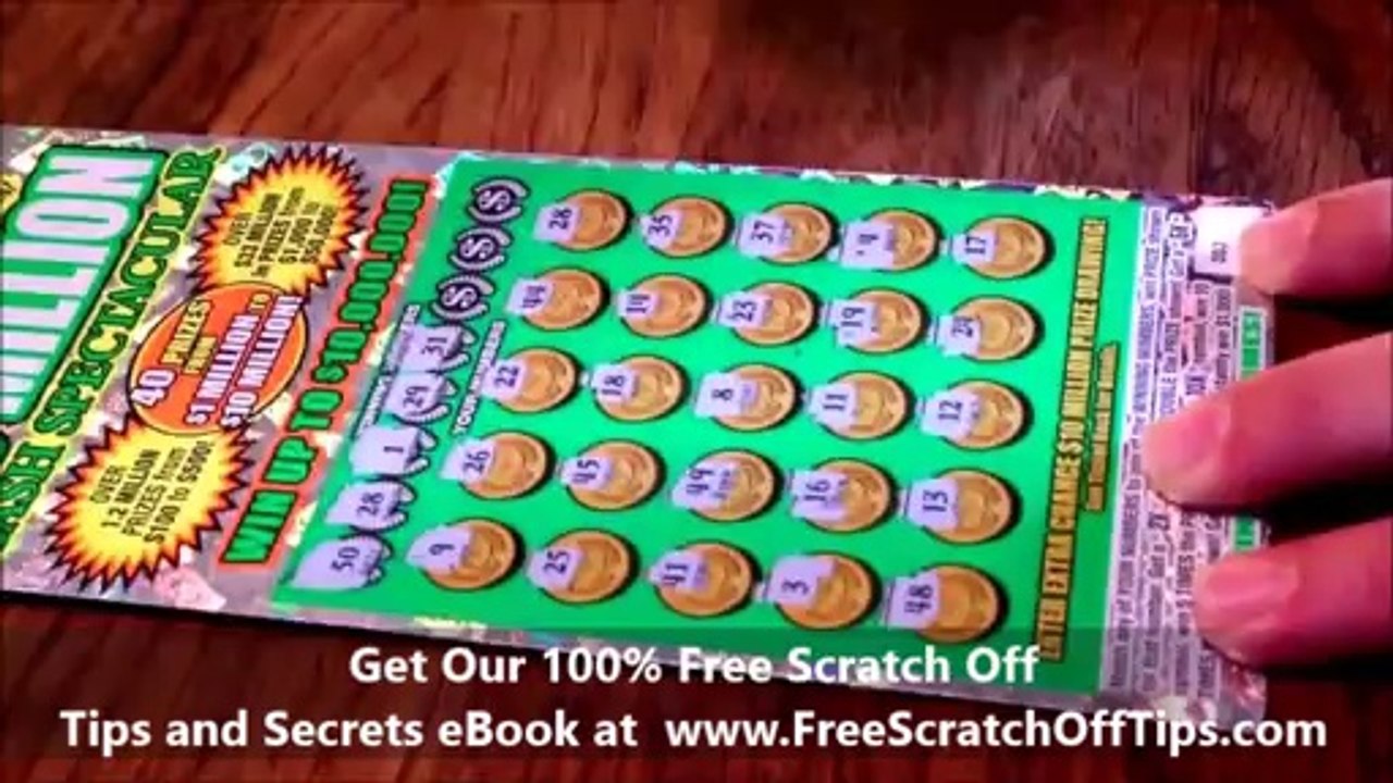 GA Lottery 30 10 Million Cash Spectacular WINNING Ticket video