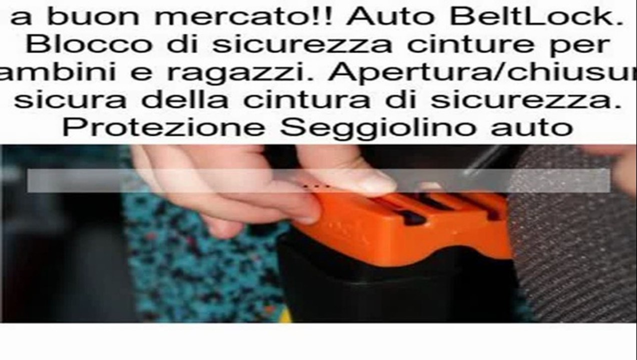 2 Lucchetti Sicurezza Cinture Auto - Bloccaggio Per Seggiolini Bambini - Foto 3