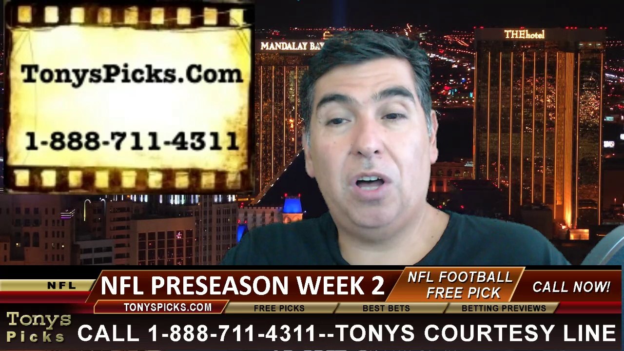NFL Preseason TV Games Picks Predictions Betting Odds Week 2 Selections 2014