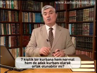 7 kişilik bir kurbana hem normal hem de adak kurbanı olarak ortak olunabilir mi @farukbeser