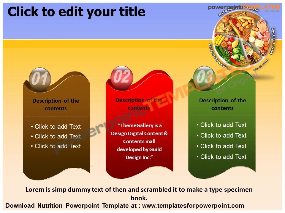 Nutrition Powerpoint Template - Templates for PowerPoint