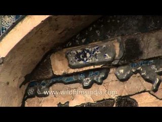 Chini Mahal - a beautiful palace, inlaid with blue tiles