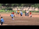 Indian football fanatics play friendly match at Satara, Maharashtra