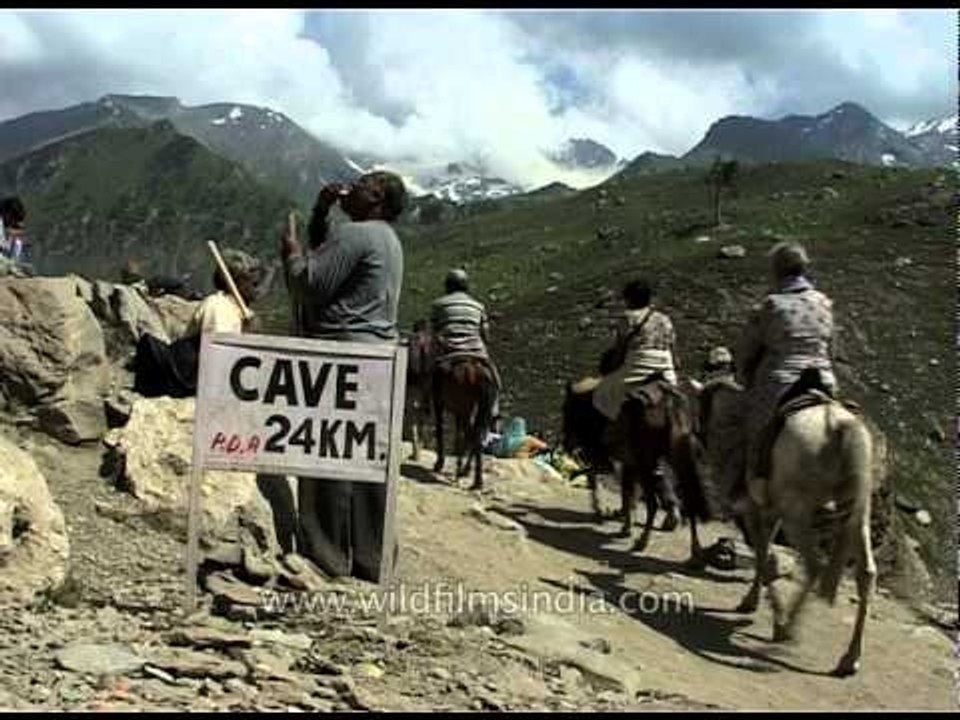 Amarnath cave - now only  24 kms away!