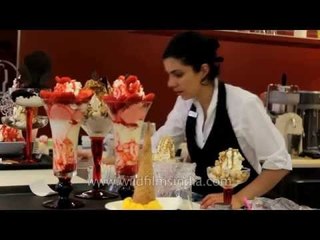 Super sized ice cream sundaes in Germany!