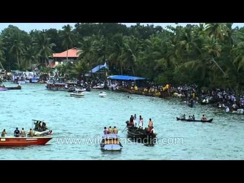 View of river Pamba during Champakulam boat race