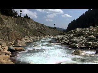 Fresh river water of Kashmir