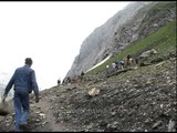 Indian pilgrims leave for holy shrine of Amarnath