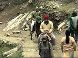 Pony-wallas en route Amarnath Cave