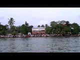 Scene from Champakulam boat race in Alappuzha, Kerala