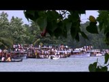 Boats are ready for race - Champakulam snake boat race