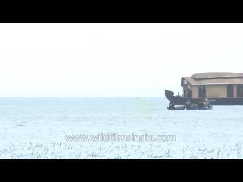 Vembanad Lake in Kerala