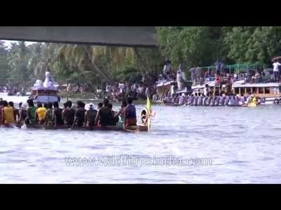 Champakulam snake boat race on backwaters of Kerala