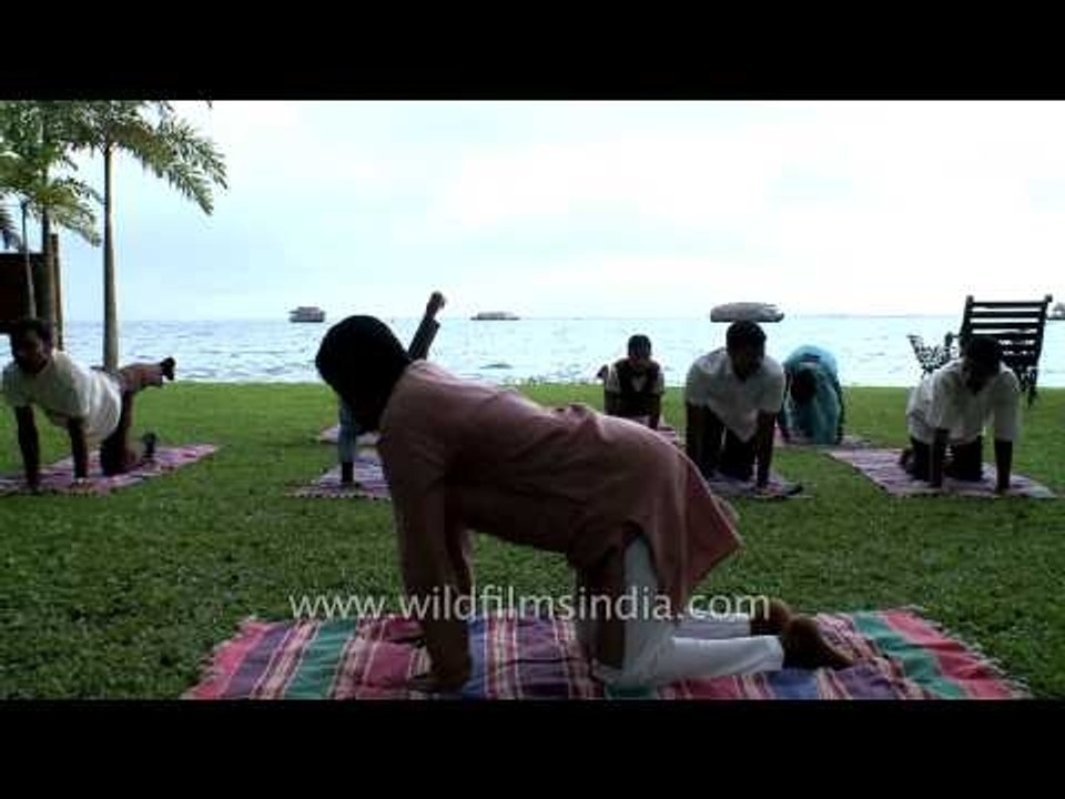 Yoga retreat at Punnamada resort - Kerala