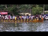 Snake boat race at Pamba river in Kerala - Champakulam Boat Race