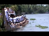 Participants ready to start the race - Champakulam snake boat race