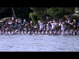 Crowd watching Champakulam snake boat race - Kerala