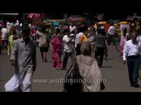 Crowd outside Kalighat Kali Temple, Kolkata