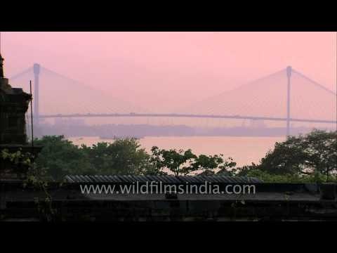 One of the longest cable stayed bridge in Asia - Vidyasagar Setu