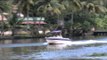 Motor Boats sailing on Kerala backwaters