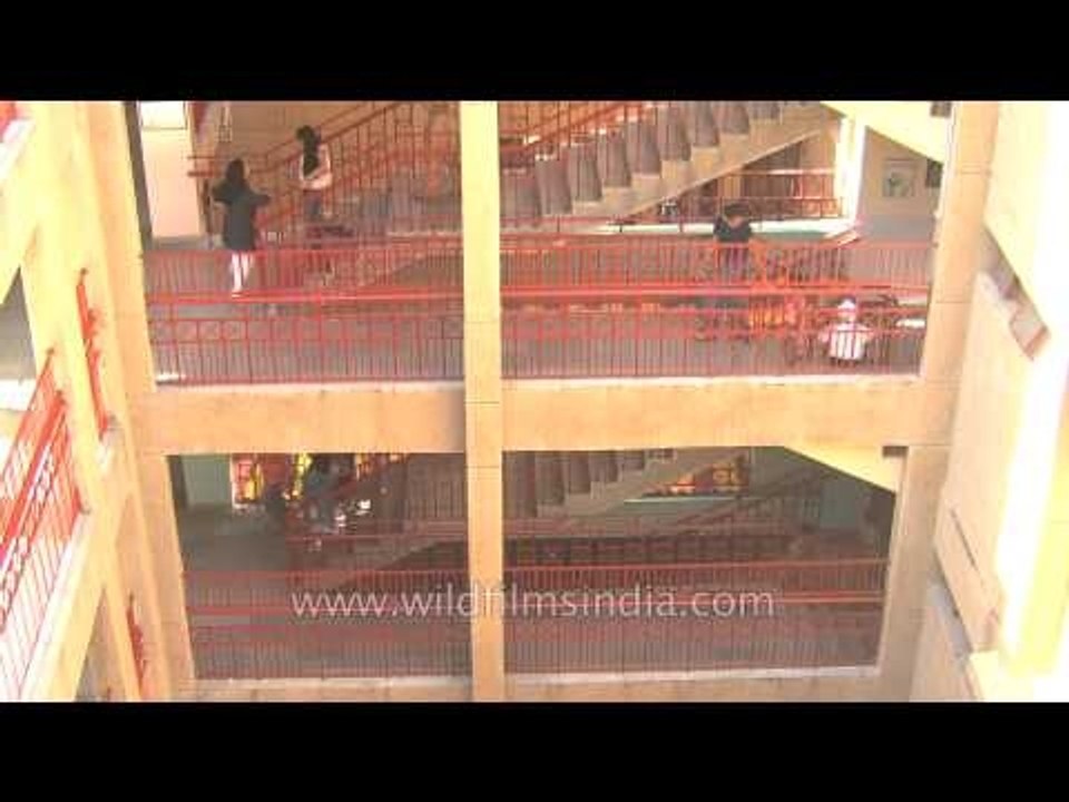 School corridor of The Shri Ram School, Delhi