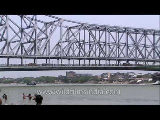 Kolkata's most famous landmark - Howrah Bridge