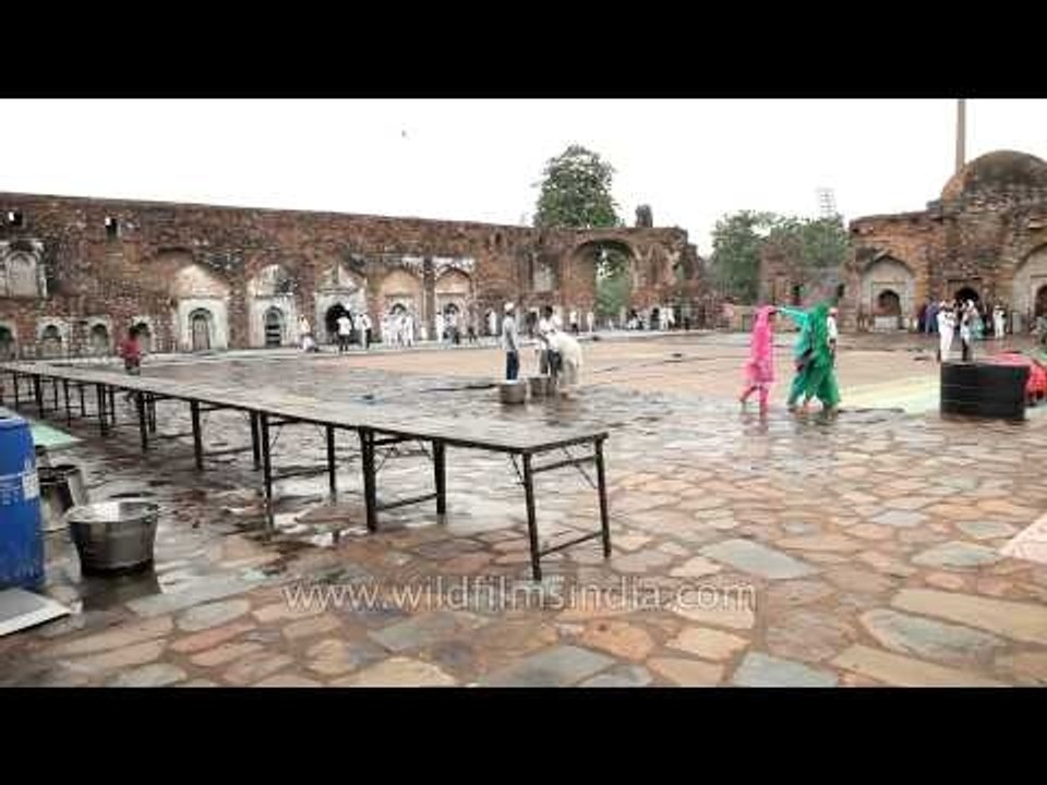Prayers offered to the Djinns at Feroz Shah Kotla - Delhi