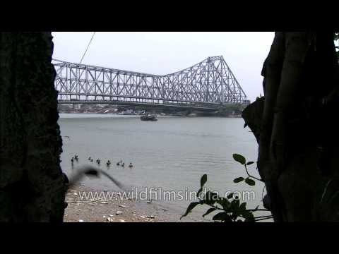 Glimpse of Howrah Bridge - West Bengal