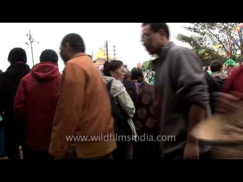 Devotees throng Bodhgaya during Kalachakra