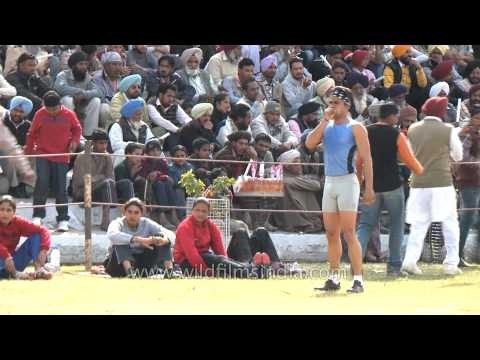 Crowd gathers to witness the Kila Raipur Rural Olympics