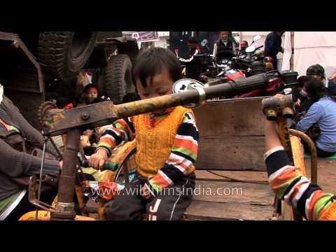 Devotees gather during Kalachakra at Bodhgaya
