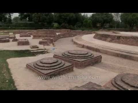Ancient Buddhist monasteries and Dharmarajika Stupa from the pre-Ashokan Era