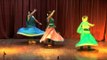 Kathak performance by a trio of Indian classical dancers